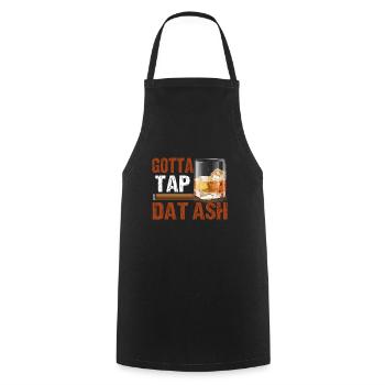Je dois Dat Ash Cigar Smoking Tabac Fumeur - Tablier de cuisine - noir - Devant - AI Model Male 185 dark (185cm)