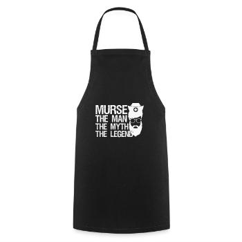 Murse The Man The Myth The Legend Funny - Cooking Apron - black - Front - AI Model Male 185 dark (185cm)