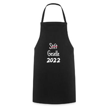 Ausbildung Bestanden Geselle Gesellenprüfung - Kochschürze - Schwarz - Vorne - AI Model Male 185 dark (185cm)
