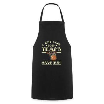 J’espère juste que les deux équipes auront du plaisir Basketball - Tablier de cuisine - noir - Devant - AI Model Male 185 dark (185cm)