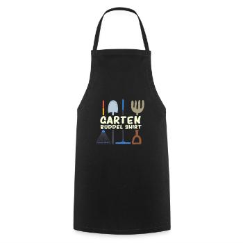 Garden Buddel Shirt Gardening Gardening - Cooking Apron - black - Front - AI Model Male 185 dark (185cm)