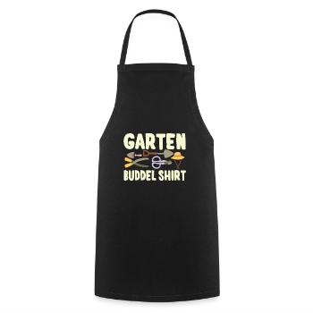 Garden Buddel Shirt Gardening Gardening - Cooking Apron - black - Front - AI Model Male 185 dark (185cm)