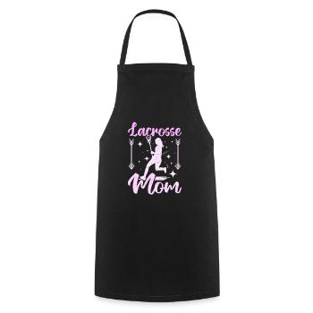 Mothers Day Mommy Lacrosse Mom - Kochschürze - Schwarz - Vorne - AI Model Male 185 dark (185cm)