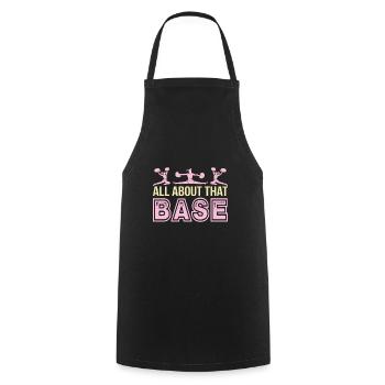 Pom-pom girl -fille Cheerleading Tout sur - Tablier de cuisine - noir - Devant - AI Model Male 185 dark (185cm)