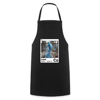 AI am Cobalt (wt) - Tablier de cuisine - noir - Devant - AI Model Male 185 dark (185cm)