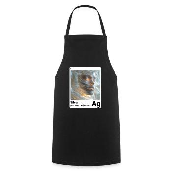 AI am Silver (poids) - Tablier de cuisine - noir - Devant - AI Model Male 185 dark (185cm)