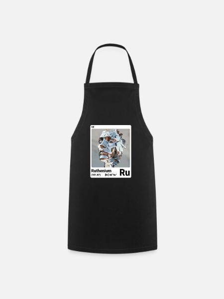 AI am Ruthenium (wt) - Cooking Apron - black