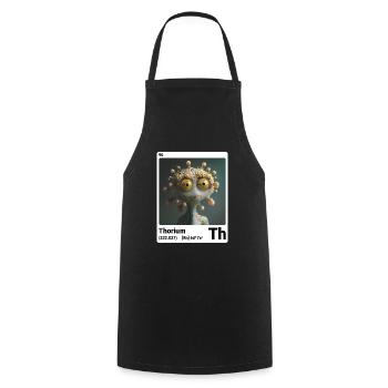 AI am thorium (wt) mode périodique nerdstyle nerd - Tablier de cuisine - noir - Devant - AI Model Male 185 dark (185cm)