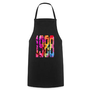 BUNT 38TH BIRTHDAY 1988 - Cooking Apron - black - Front - AI Model Male 185 dark (185cm)