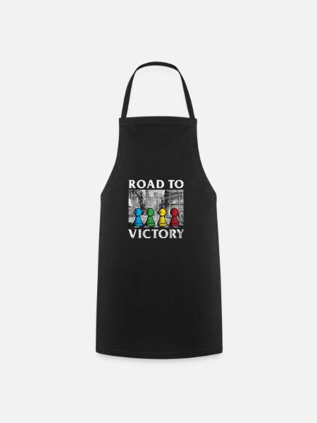 Brettspiele Road to Victory - Kochschürze - Schwarz