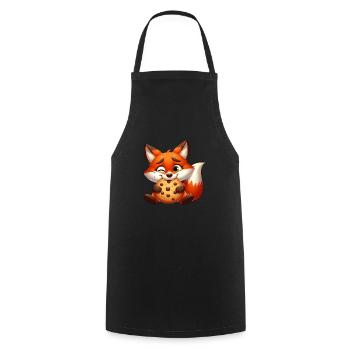 Rotfuchs Cookie Süßigkeit Nachtisch Keks - Kochschürze - Schwarz - Vorne - AI Model Male 185 dark (185cm)