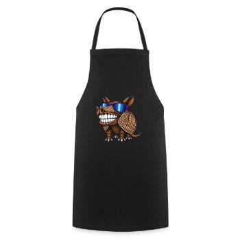 Cool Armadillo Lunettes de soleil d’été - Tablier de cuisine - noir - Devant - AI Model Male 185 dark (185cm)