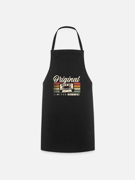 1973 Vintage Vintage anniversaire rétro cadeau - Tablier de cuisine - noir