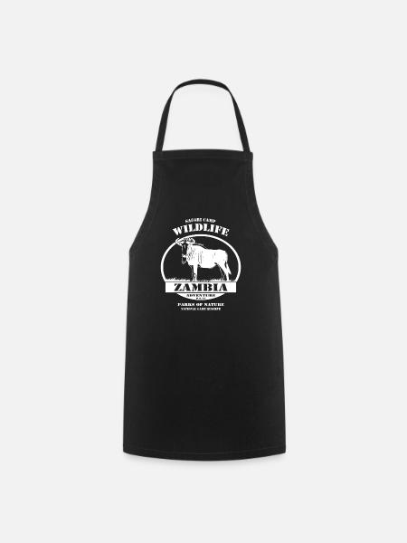 Zambie - Gnous - Tablier de cuisine - noir