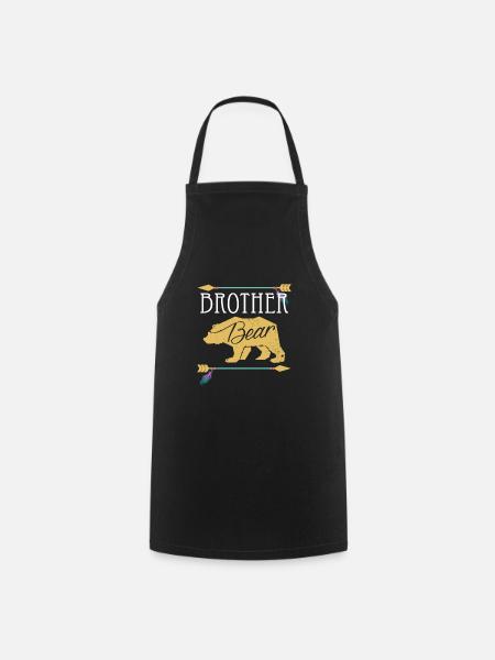 BROTHER BEAR - Family groups gift idea - Cooking Apron - black