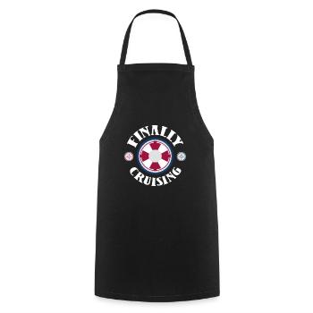 Cruise Cruise Ship - Cooking Apron - black - Front - AI Model Male 185 dark (185cm)