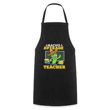 Cinco De Mayo Teacher - Cooking Apron - black - Front - AI Model Male 185 dark (185cm)