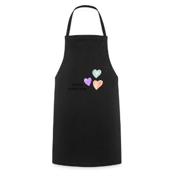 eunde - Tablier de cuisine - noir - Devant - AI Model Male 185 dark (185cm)
