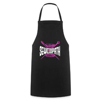 Sewciopath Sewing accessories - Cooking Apron - black - Front - AI Model Male 185 dark (185cm)