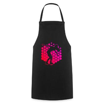 Roller Skates Roller Skating Rollerskaten - Cooking Apron - black - Front - AI Model Male 185 dark (185cm)