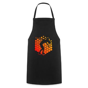 Men's Roller Skating Rollerskate Roller Skate - Cooking Apron - black - Front - AI Model Male 185 dark (185cm)