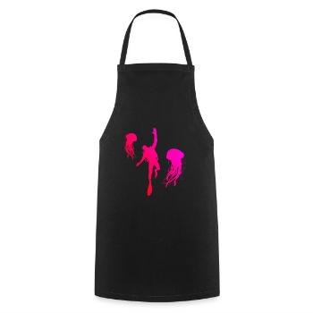 Plongée Plongée Plongée Libre Hommes Plongeurs - Tablier de cuisine - noir - Devant - AI Model Male 185 dark (185cm)