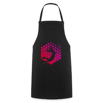 Volleyball volleyball féminin volleyball volley - Tablier de cuisine - noir - Devant - AI Model Male 185 dark (185cm)