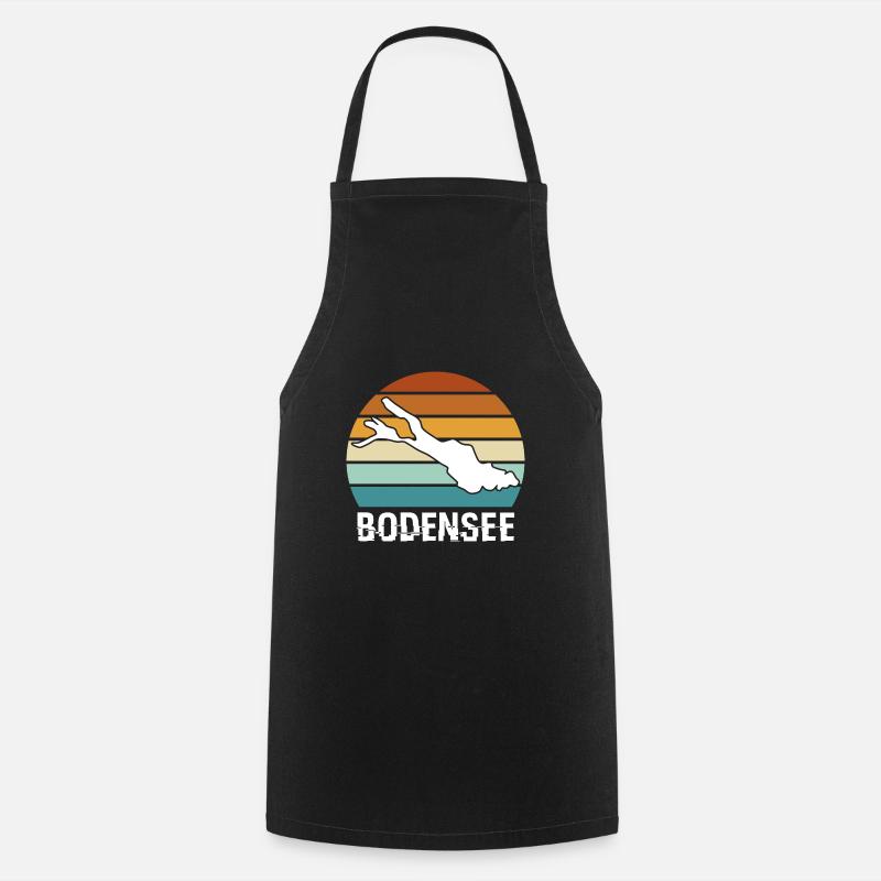 Bodensee - Kochschürze - Schwarz