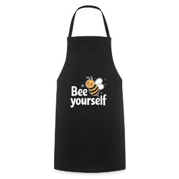 honey bee beekeeper bees bee - Cooking Apron - black - Front - AI Model Male 185 dark (185cm)