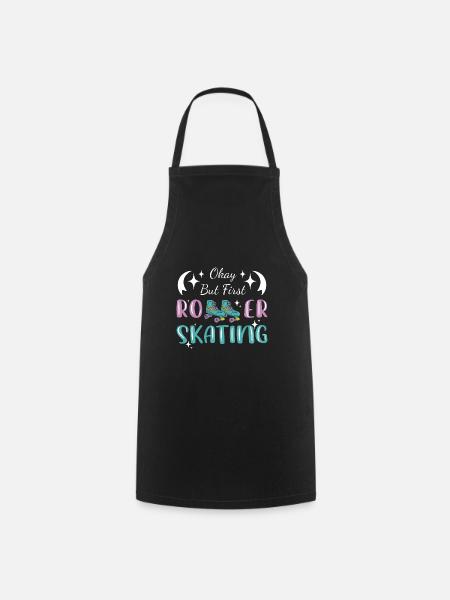 Roller Skating Inline Skating Inline Skates - Cooking Apron - black