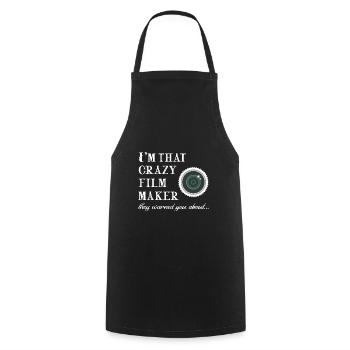 Cinéaste Réalisateur Producteur Directeur de la photographie - Tablier de cuisine - noir - Devant - AI Model Male 185 dark (185cm)