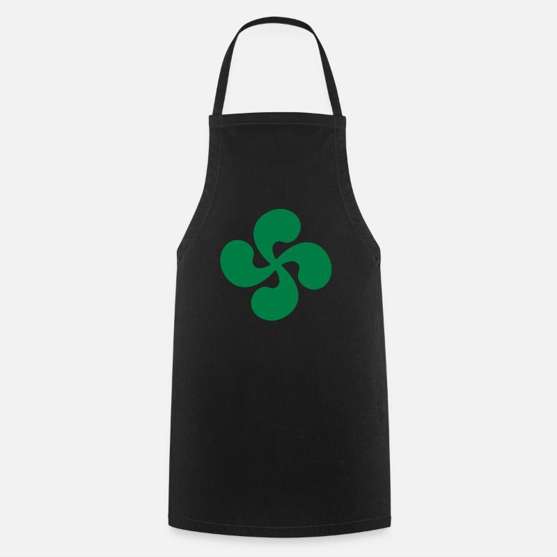 Croix Basque pocket - Tablier de cuisine - noir