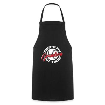 Softball - Tablier de cuisine - noir - Devant - AI Model Male 185 dark (185cm)
