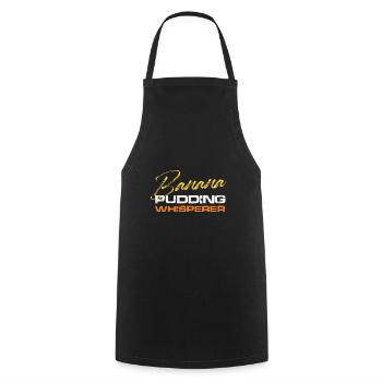 Banana Pudding Whisperer Dessert Making - Kochschürze - Schwarz - Vorne - AI Model Male 185 dark (185cm)