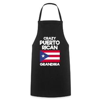 Puerto Rico | Puerto Ricaner Flagge Geschenkideen - Kochschürze - Schwarz - Vorne - AI Model Male 185 dark (185cm)