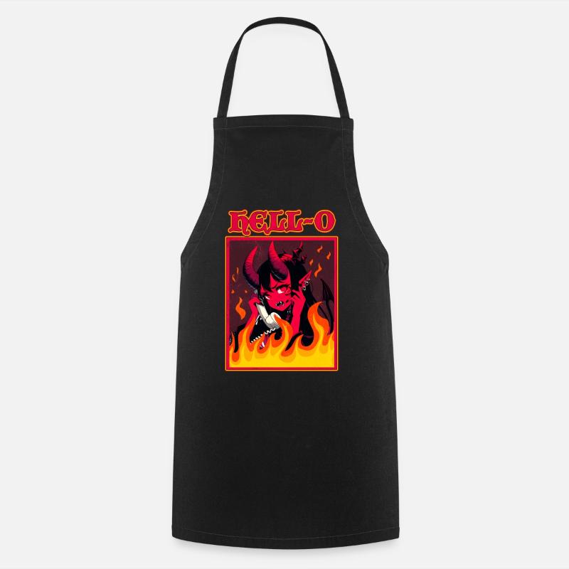 Hell-o Womens Hello I Am An Extrovert Funny - Cooking Apron - black