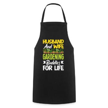 Garten- Und Pflanzenliebhaber Geschenke - Kochschürze - Schwarz - Vorne - AI Model Male 185 dark (185cm)