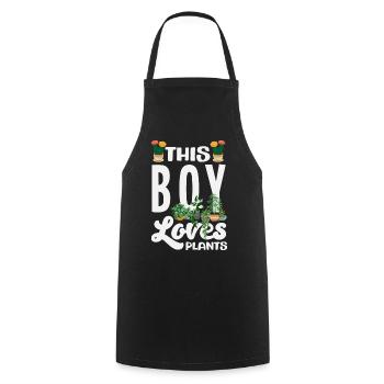 Garden & Plant Lovers Gifts - Cooking Apron - black - Front - AI Model Male 185 dark (185cm)