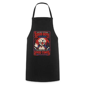 Good Boys Club Halloween Dog - Cooking Apron - black - Front - AI Model Male 185 dark (185cm)