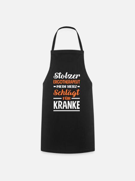 Stolzer Ergotherapeut - Kochschürze - Schwarz
