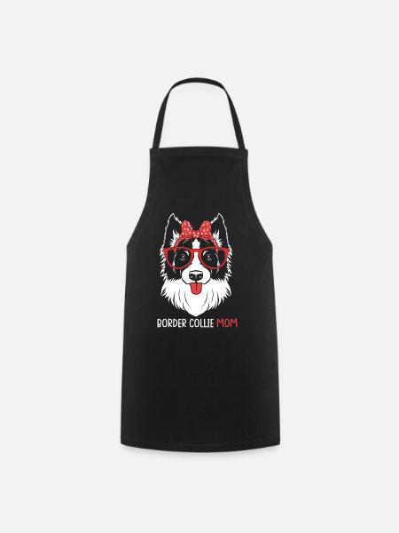 Border Collie - Kochschürze - Schwarz