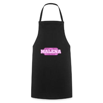 Malena Health & Medical - Cooking Apron - black - Front - AI Model Male 185 dark (185cm)