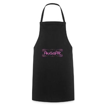 Name: Ansgar - Cooking Apron - black - Front - AI Model Male 185 dark (185cm)