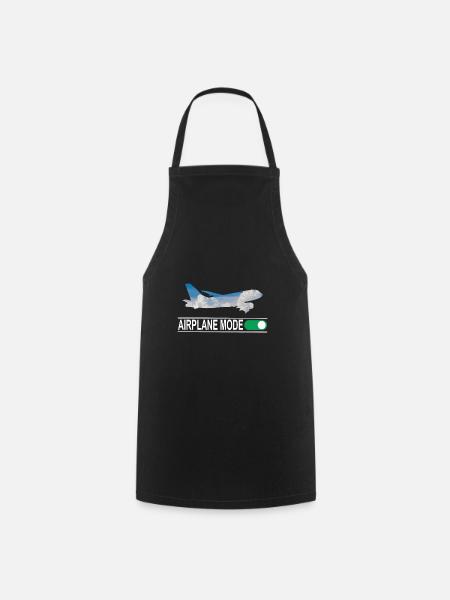 Mode d’avion - Tablier de cuisine - noir