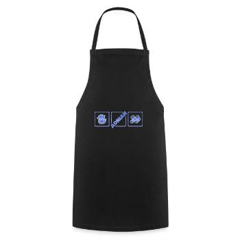 Birth Adrian - Cooking Apron - black - Front - AI Model Male 185 dark (185cm)