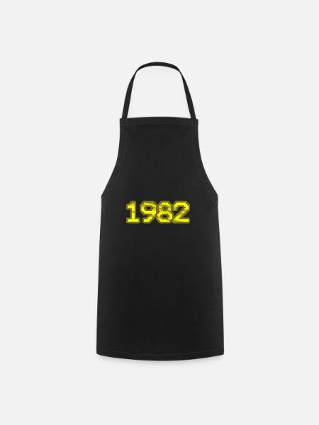 Computer 1982 - Kochschürze - Schwarz