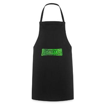 Dalia as a given name - Cooking Apron - black - Front - AI Model Male 185 dark (185cm)