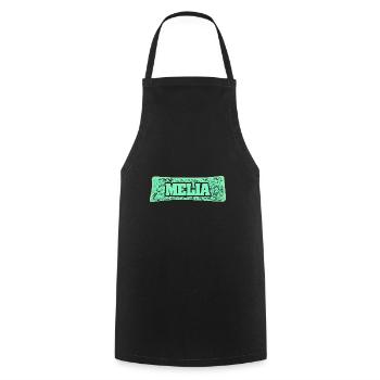 Geschenk für Melia - Kochschürze - Schwarz - Vorne - AI Model Male 185 dark (185cm)