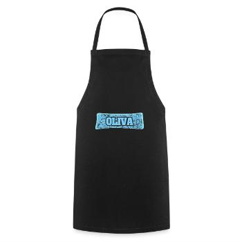 Oliva - Tablier de cuisine - noir - Devant - AI Model Male 185 dark (185cm)