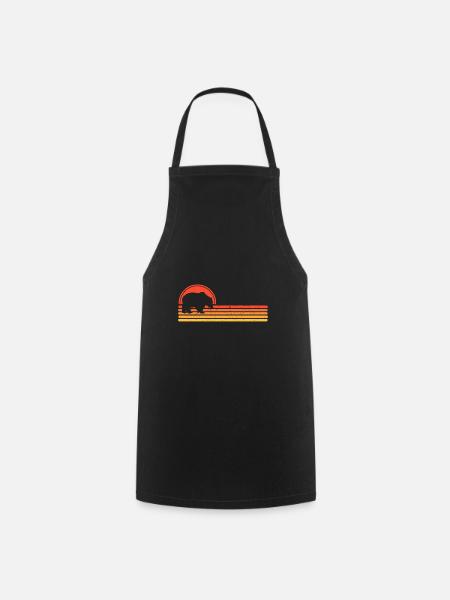 bear - Cooking Apron - black